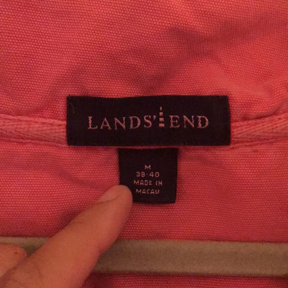 Salmon Lands End six up sweat shirt - Picture 3 of 4